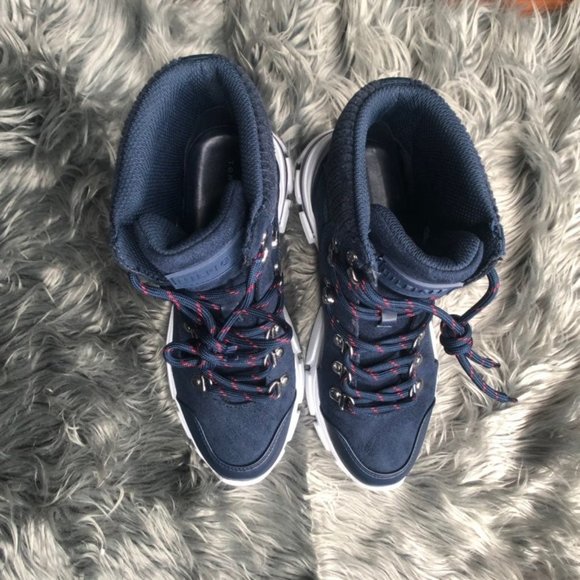 Tommy Hilfiger Logo Lace-Up Sneakers Boots - Picture 3 of 5